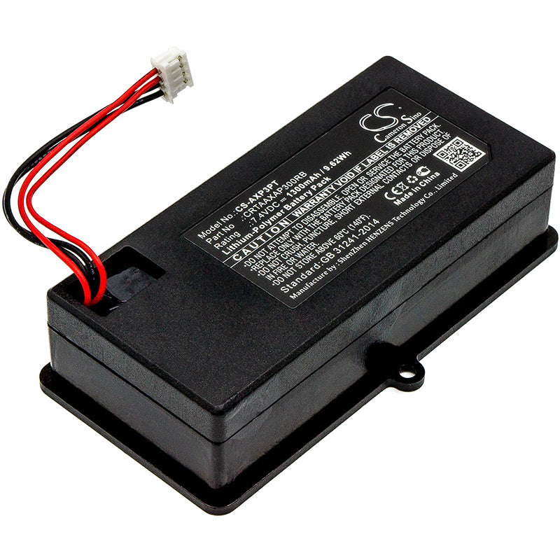 1300mAh Replacement Battery for AAXA P300 Pico Projector - 7.4V, 9.62Wh Li-Polymer, Power Solution
