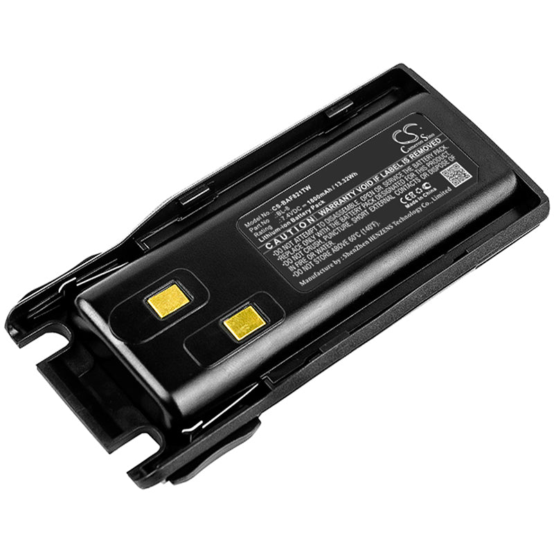 High Capacity 1800mAh Battery for Baofeng UV-82 Series Two-Way Radios (7.4V, 13.32Wh) - BL-8 Replacement Power Pack
