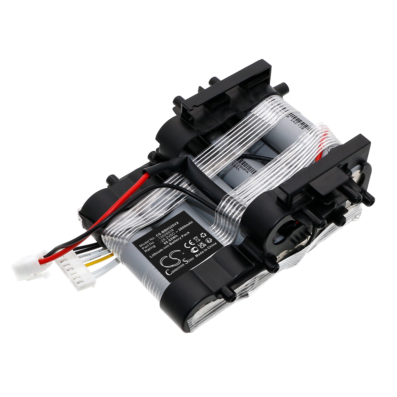 25.2V 2600mAh Li-ion Replacement Battery for Bosch Flexxo BCH3 & BBH3 Series 2-in-1 Vacuum Cleaners
