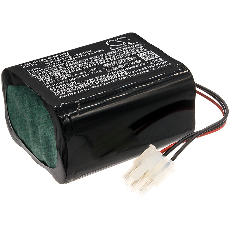Bionet BM7Vet Monitor Battery, 6800mAh, 10.8V 73.44Wh, Medical Grade Li-ion Replacement - Optional
