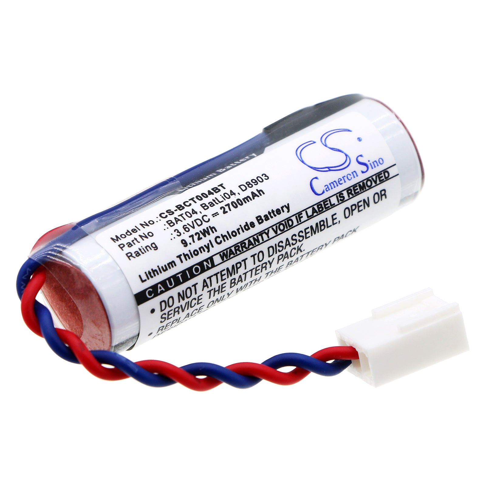 2700mAh 3.6V Lithium Battery for DAITEM Alarm: DP 1622 D, L 3722 X, ST 251-254 & Logisty L3621 Series
