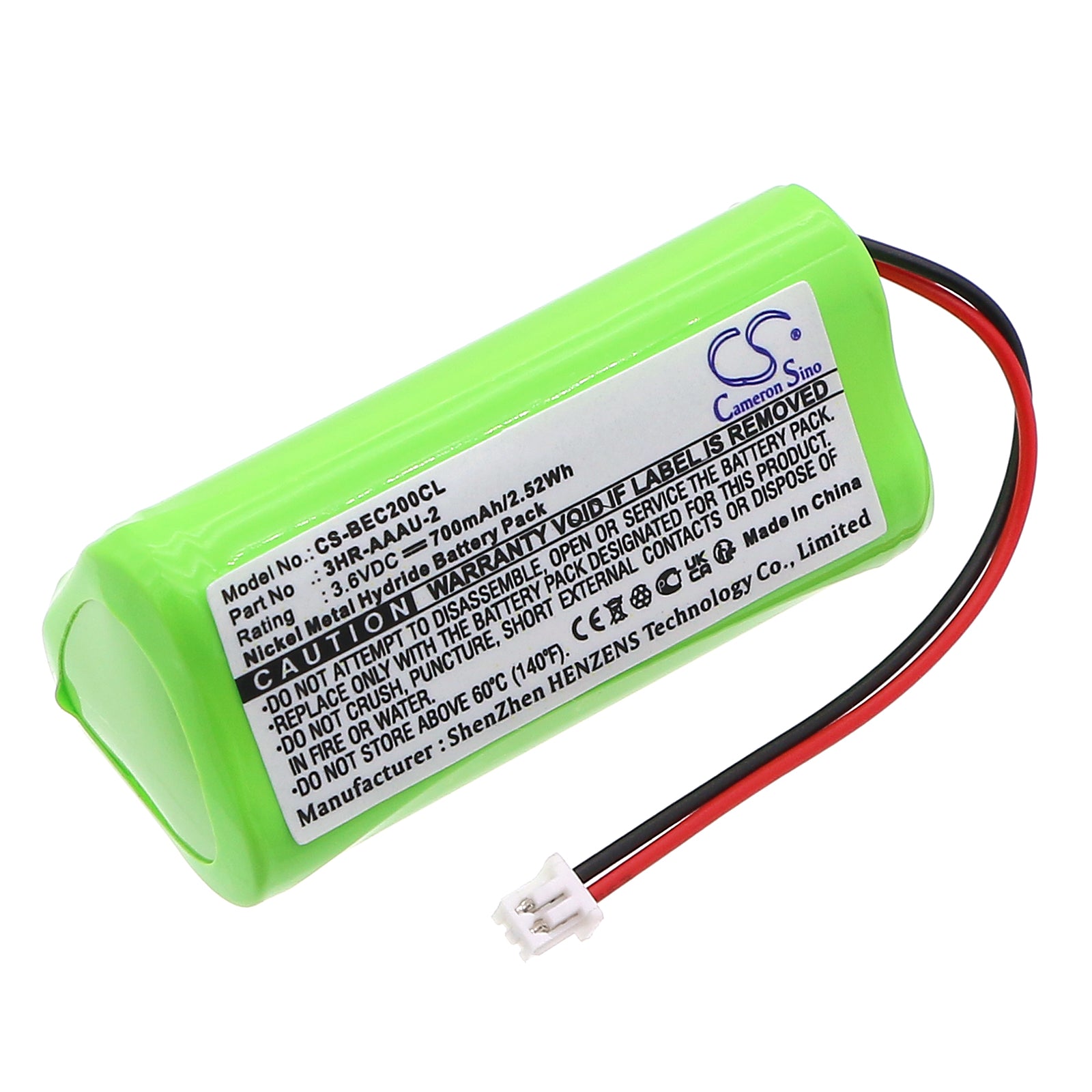 700mAh Replacement Battery for Bang & Olufsen Beocom 2 Cordless Phone - 3.6V Ni-MH Power
