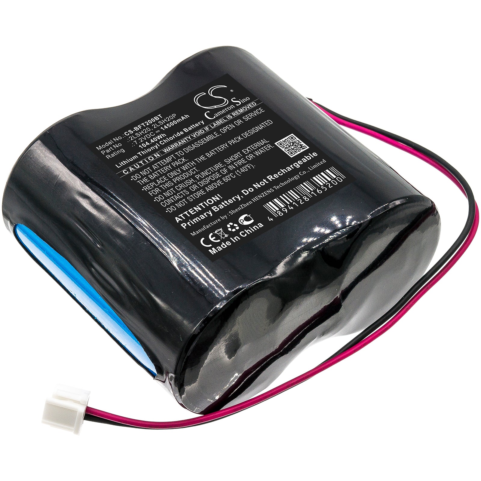 7.2V 14500mAh Li-SOCl2 Battery for Gas Fire Ignition & PLC - Replaces RAS31, LB350331, 2ER34615M
