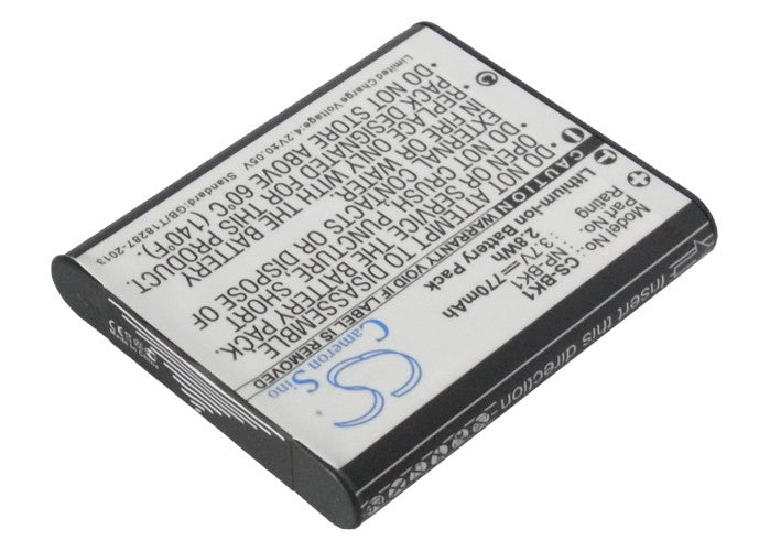 770mAh Li-ion Replacement Battery for Sony CyberShot DSC-S & Webbie HD (3.7V, NP-BK1/FK1) Digital Cameras
