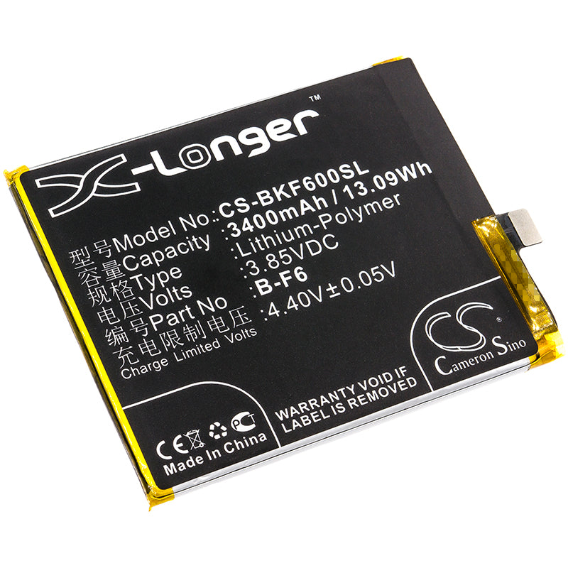 3400mAh Replacement Battery for Vivo NEX & Nex Dual Display V1821 Smartphone - 3.85V Li-Polymer, Phone Repair Part
