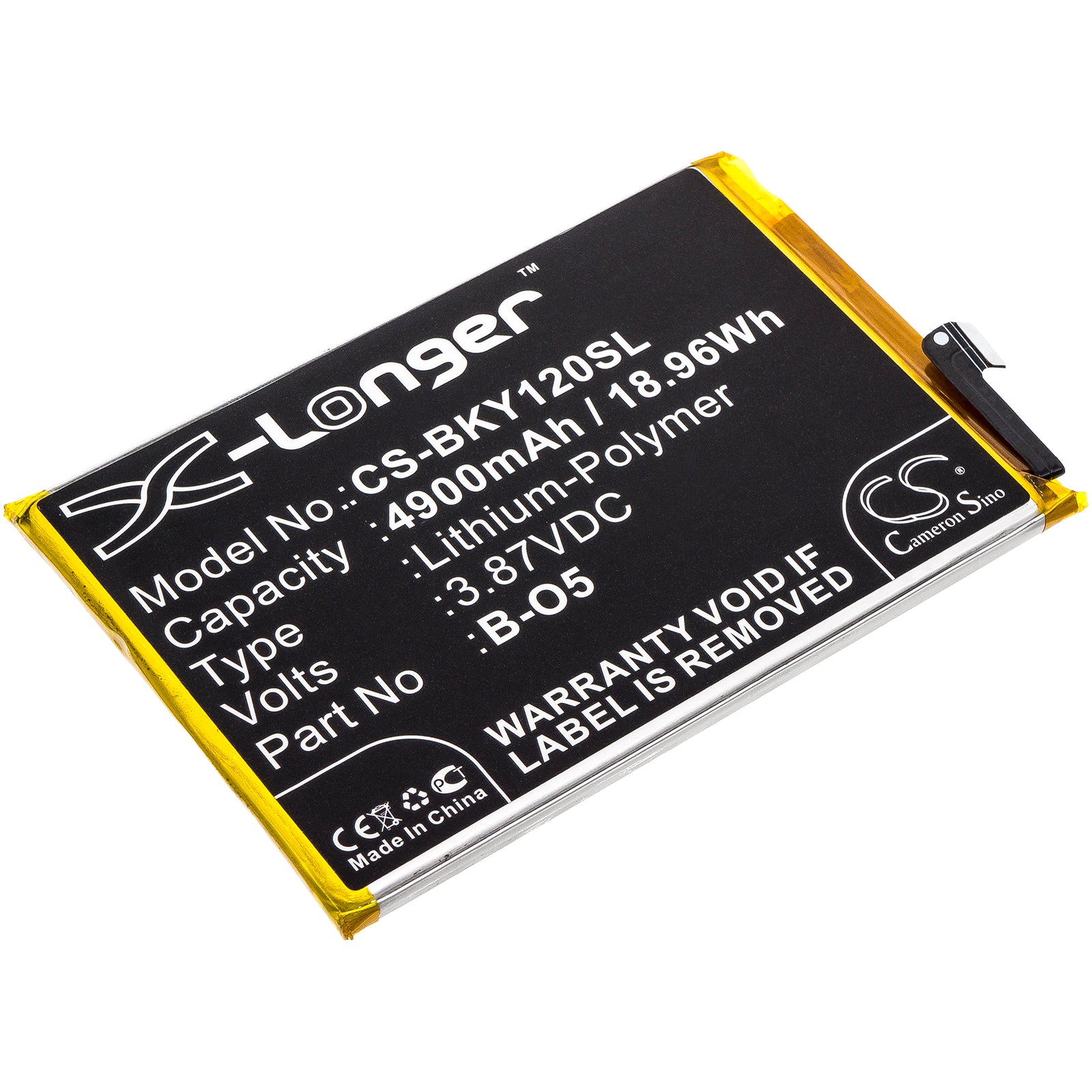 4900mAh Replacement Battery for VIVO Y12 Y20 Y20S Y12 2019 PD1901 Y12i Y20i - B-O5

