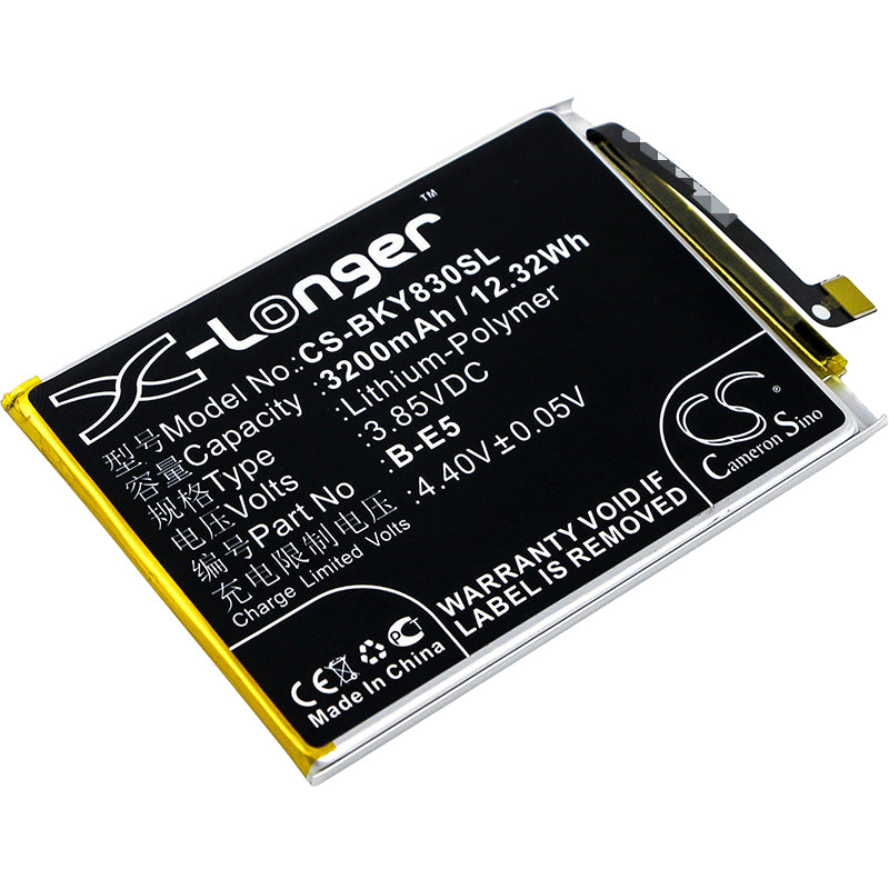 3200mAh Replacement Battery for Vivo Y83/Y83A - BBK B-E5 (3.85V Li-Polymer) - Phone Battery Replacement
