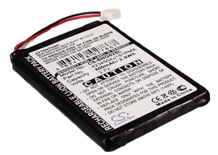 800mAh 3.7V Li-ion Replacement Battery for Blaupunkt TravelPilot 100, 200, 1300, 2310 GPS Navigation

