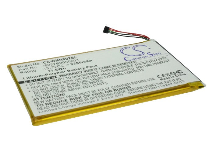 3200mAh Battery Replacement for Barnes & Noble NOOK - Color/Tablet/7" eReader (DR-NK02 Compatible)
