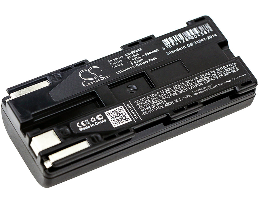 7.4V 800mAh Li-ion Replacement Battery for Canon C2, DM-MV1, ES-4000 Camcorders - Extended Life, High Capacity
