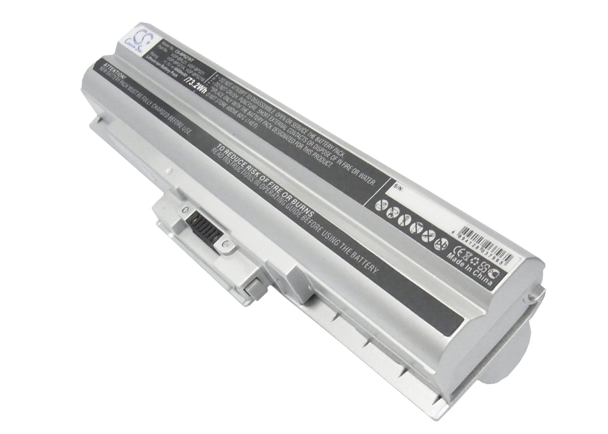 6600mAh Battery for Sony VAIO VGN-AW & VPC Laptops - 11.1V 73.26Wh Extended Capacity Li-ion Replacement
