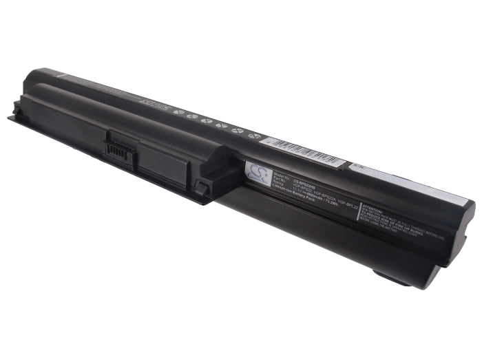 High Capacity 6600mAh Battery for Sony VAIO VPC-EA, EB, EC, EE Series Laptops - 11.1V 73Wh Li-ion Replacement
