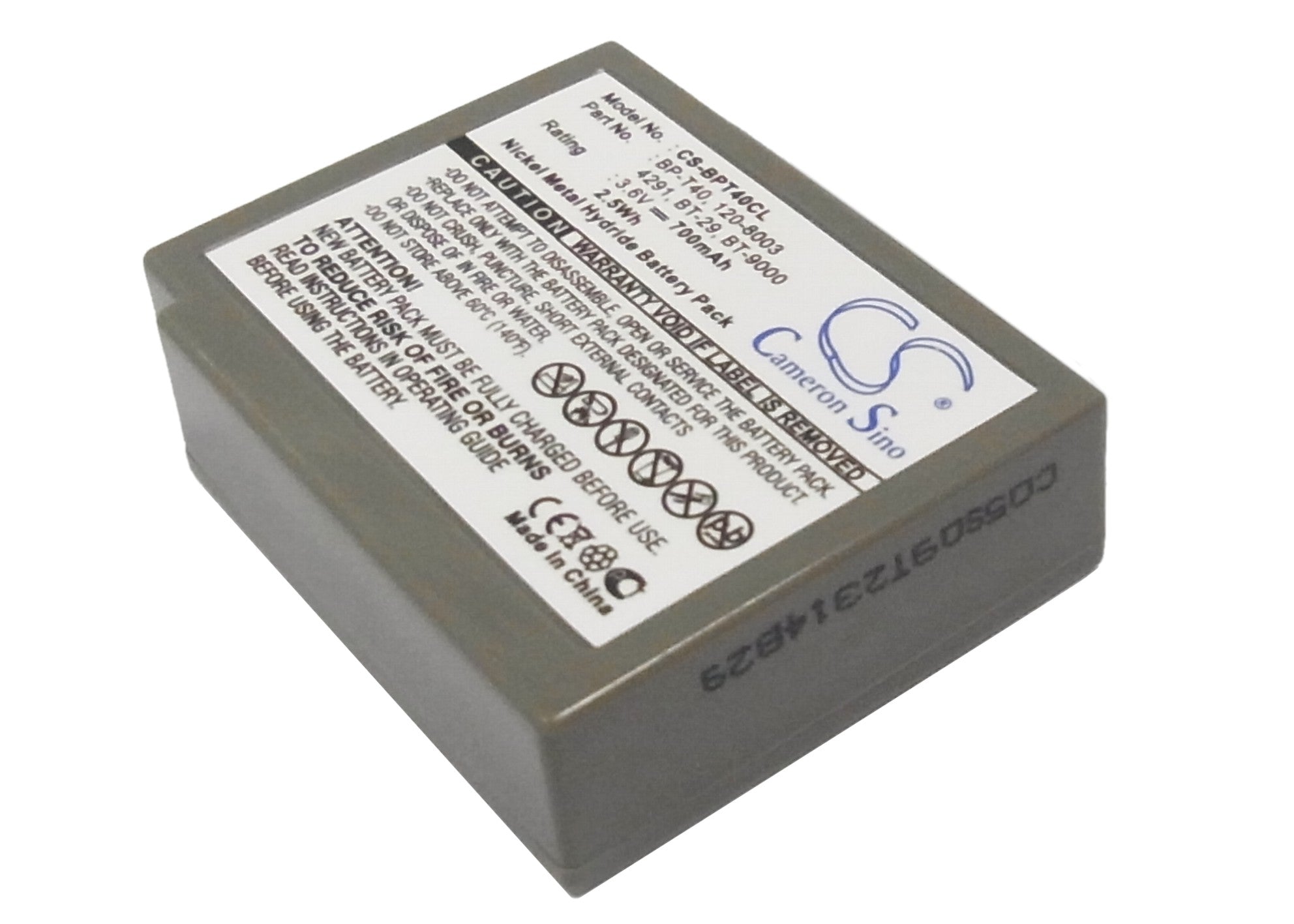 700mAh Ni-MH Battery - 3.6V Replacement for AEG Liberty Viva & Sony SPP Cordless Phones
