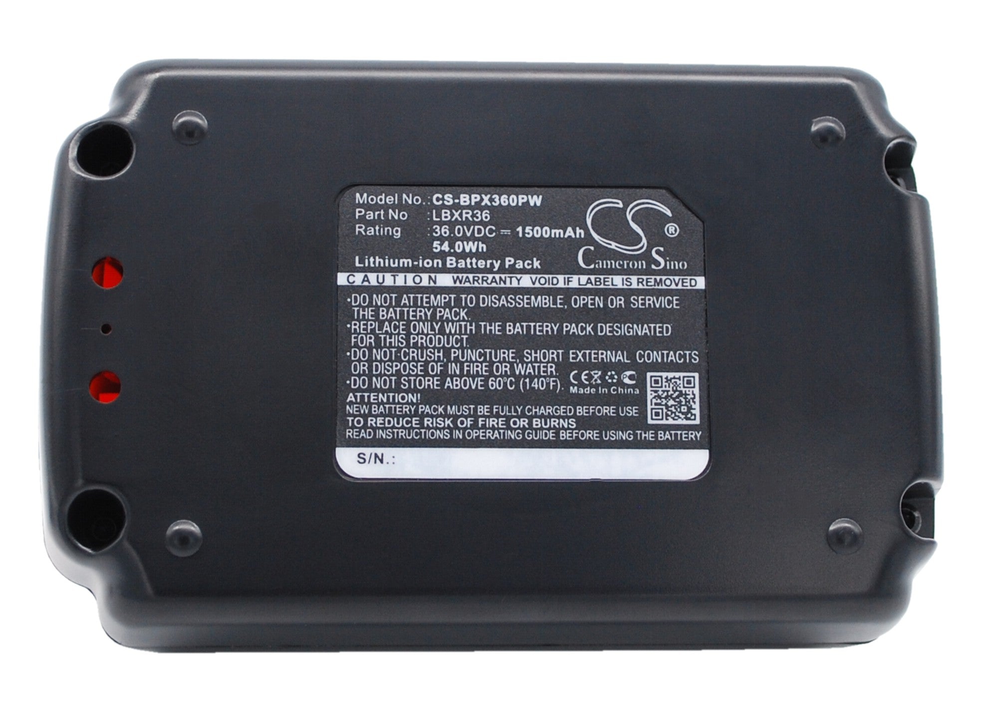 1500mAh 36V Li-Ion Battery Compatible with Black+Decker 40V MAX Cordless LST136, LHT2436, LBXR36 Series Tools 
