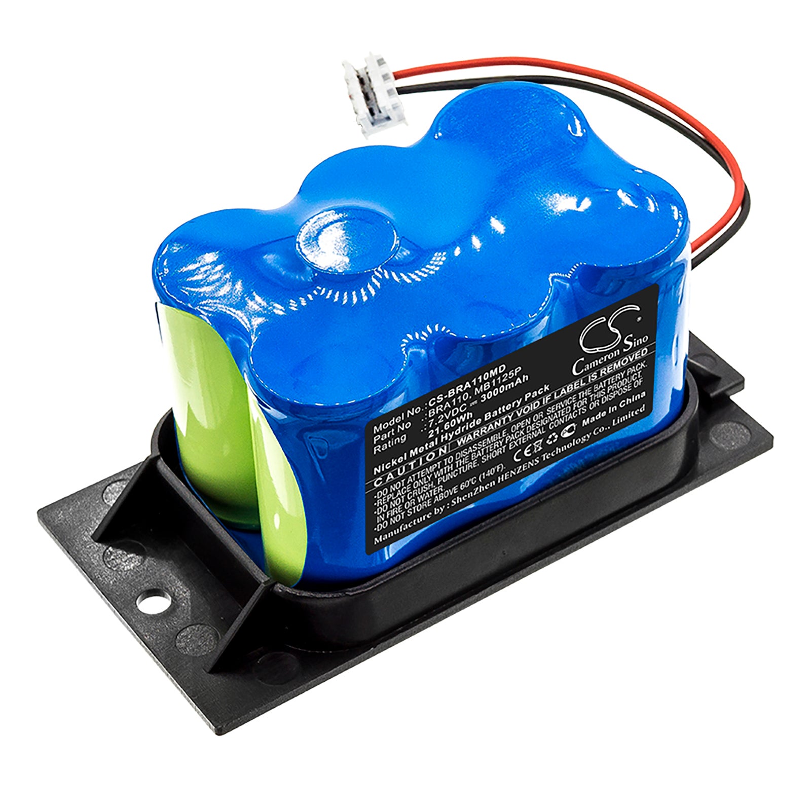 7.2V 3000mAh Ni-MH Replacement Battery for Braun Infusomat fmS/P Infusion Pumps - BRA110, 120089
