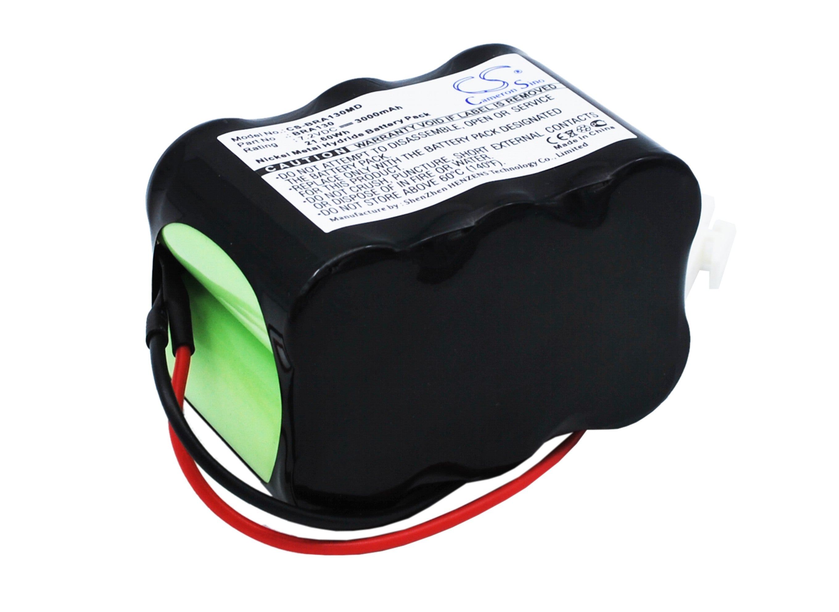 7.2V 3000mAh Ni-MH Replacement Battery for Braun Perfusor FM/MFC Infusion Pumps - Reliable Power Solution
