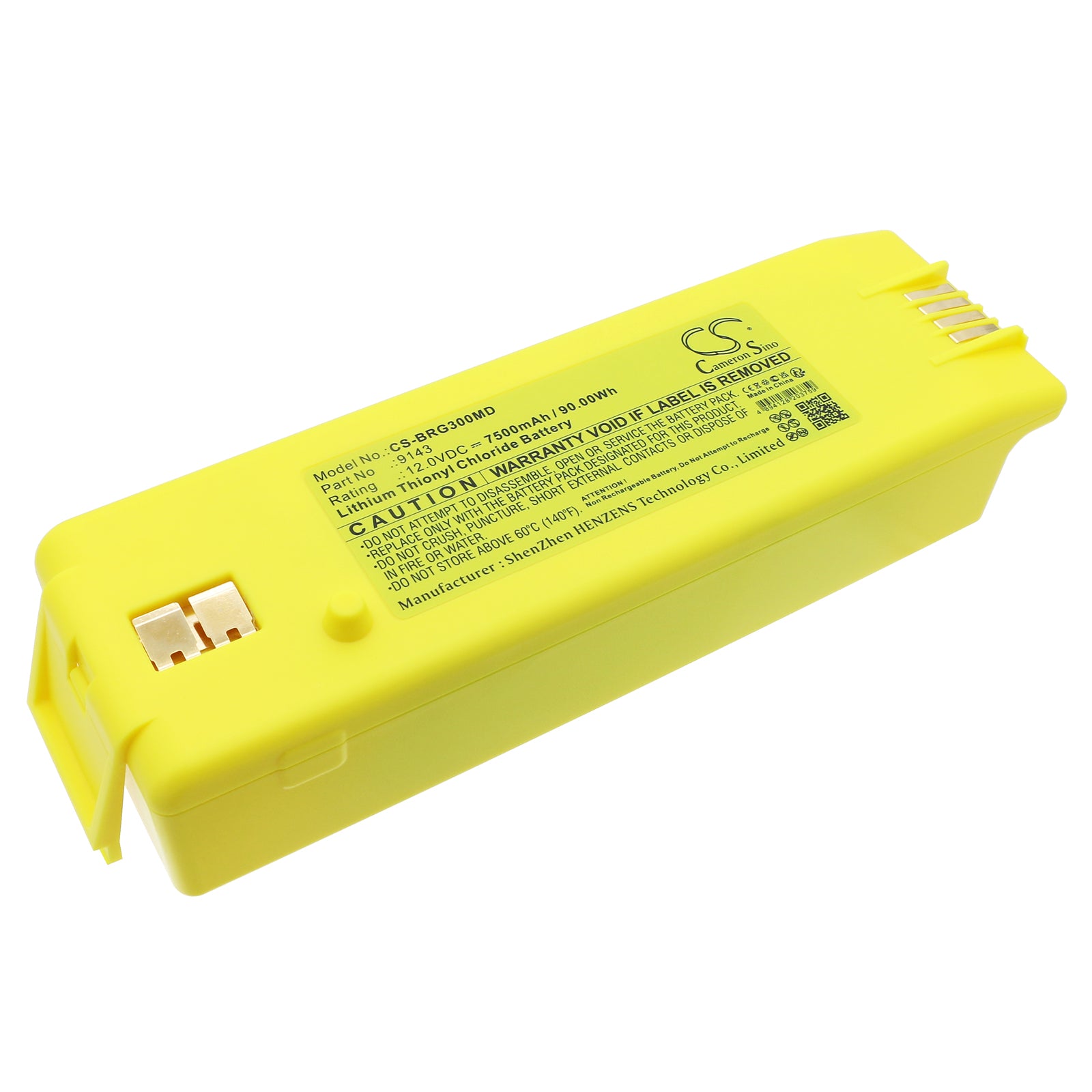 Cardiac Science Powerheart AED G3 & Plus Battery - 7500mAh, 12V Li-SOCl2 Replacement

