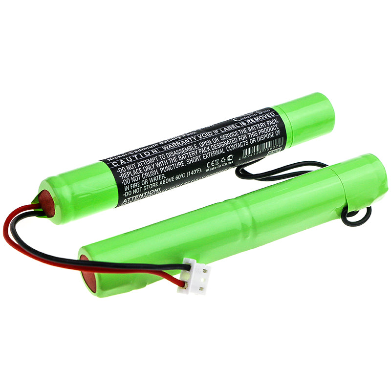 4.8V 800mAh Ni-CD Emergency Light Battery for BAES OVA, OVA 38459 & TD512433 - 98.7x16.9x14.6mm Replacement Battery Pack
