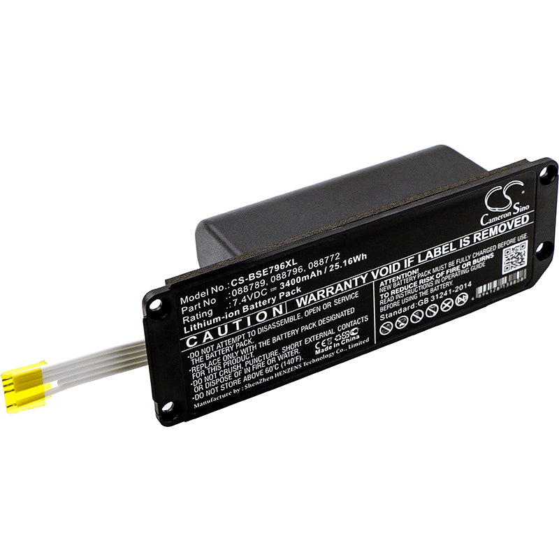 3400mAh Replacement Battery for BOSE SoundLink Mini 2 - 7.4V Li-ion Speaker - Models 088789, 088796, 088772, 080841
