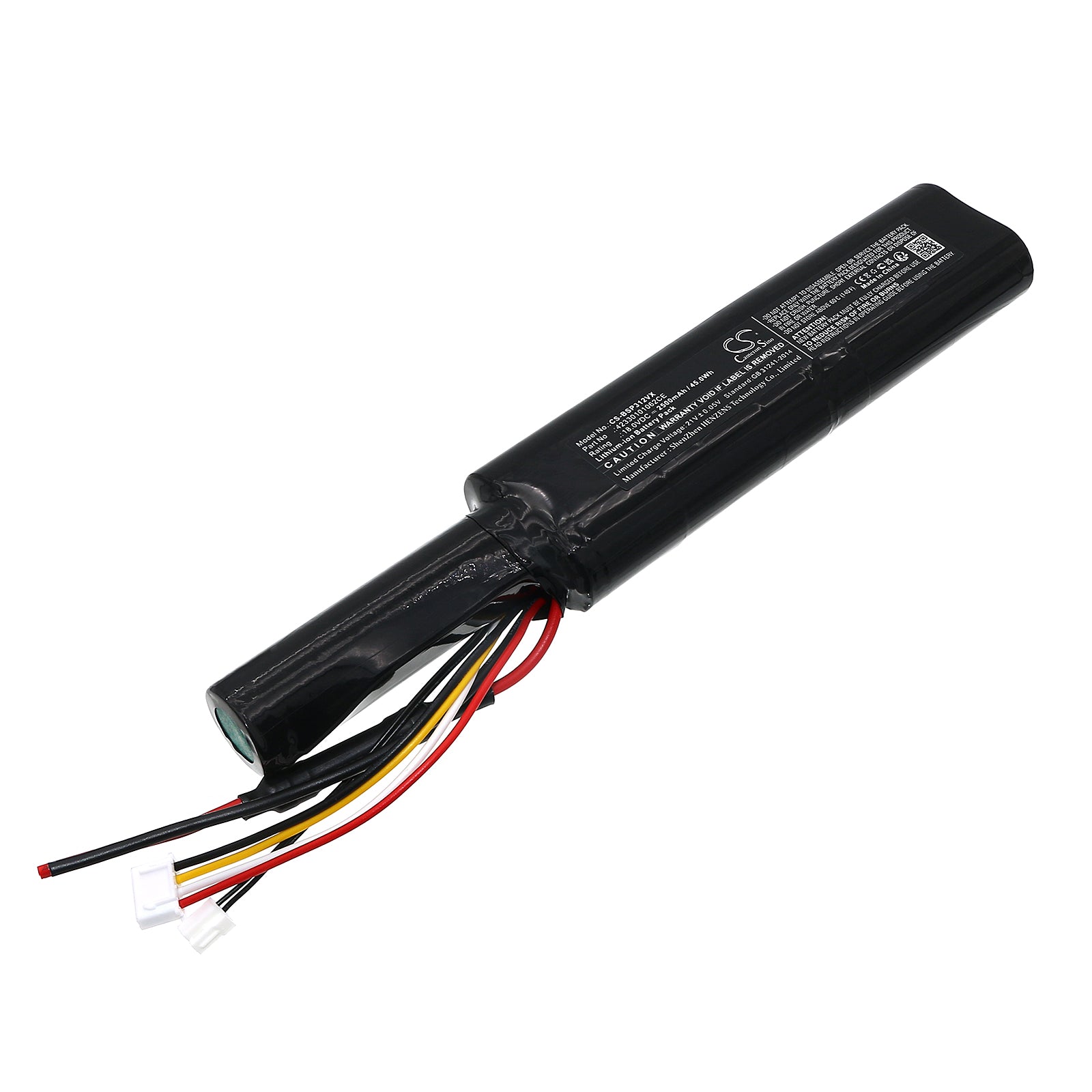 18V 2500mAh Replacement Battery for Bissell Bolt ION/MultiReach Cordless Vacuum - Fits 1312, 1318, XRT, Replaces 42330101062CE Lithium-Ion
