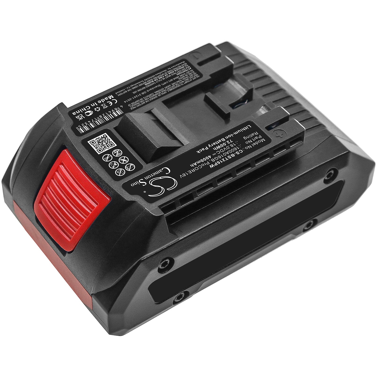 18V 4.0Ah Li-ion Battery for Bosch 18V Tools: GDS GCM GTS GKS GKT GWX GWS GSB Series - ProCORE18V Compatible
