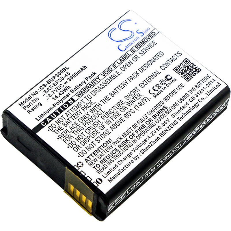 3900mAh Replacement Battery for Bluebird BP30 BM180 Barcode Scanners - 3.7V Li-Polymer, Extended Life
