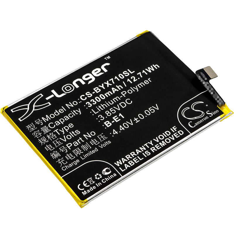 Vivo Y71/Y71i Replacement Battery: 3300mAh Li-Polymer, BK-B-E1, 3.85V 12.71Wh - Extended Life, Phone Repair.
