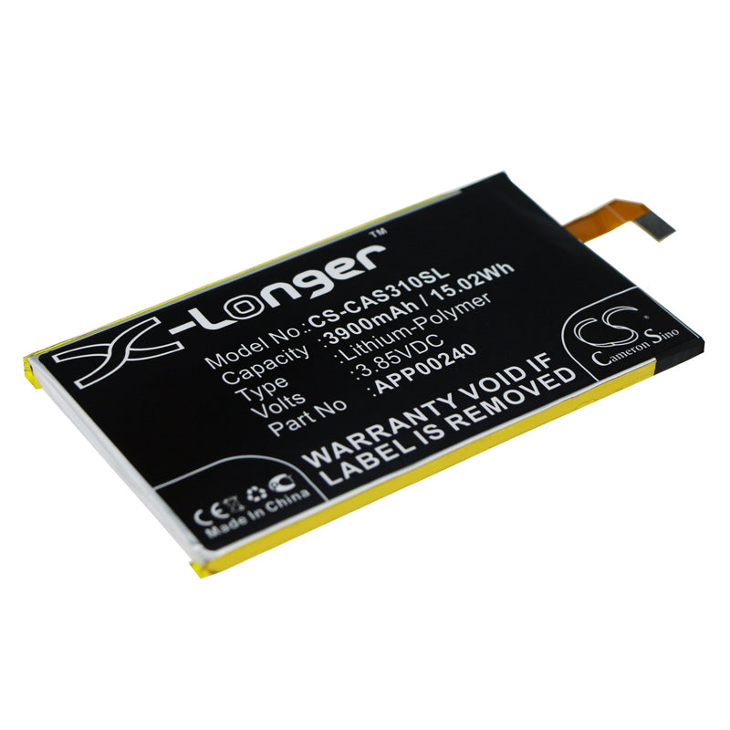 3900mAh Replacement Battery for CAT S31 Smartphone - 95.6x54.2mm Li-Polymer - APP00240

