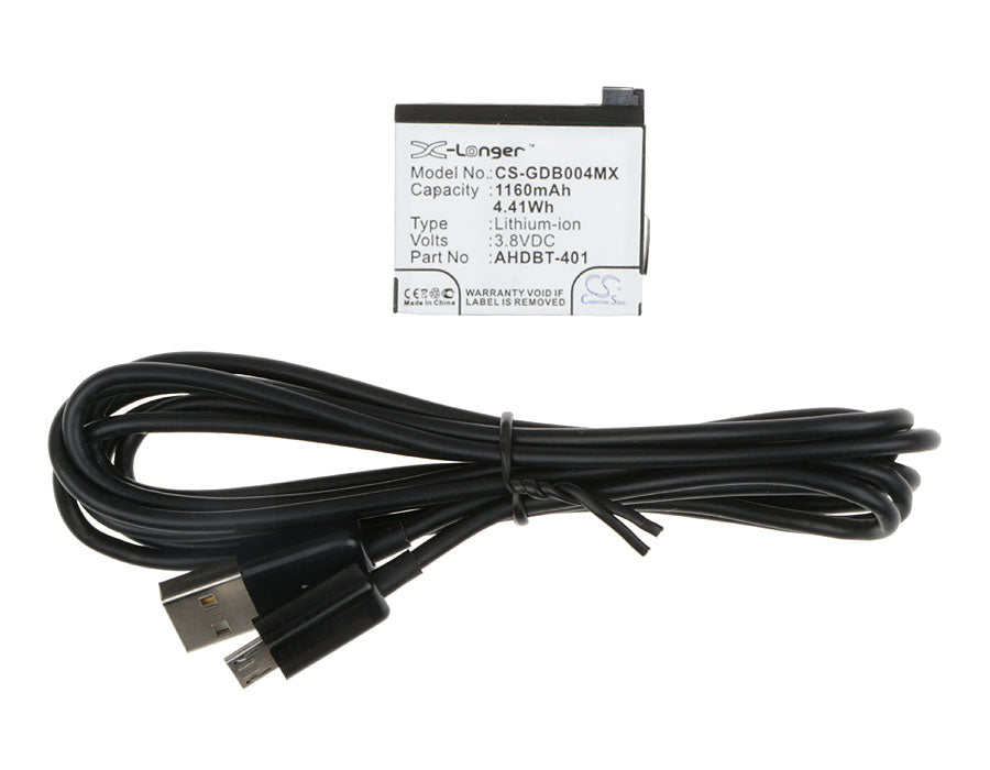 GoPro Hero 4 Cosmetic Mirror - Beauty & Vlogging, Compatible with Hero 4/4 Silver/4 Black/4+ (AHDBT-401)
