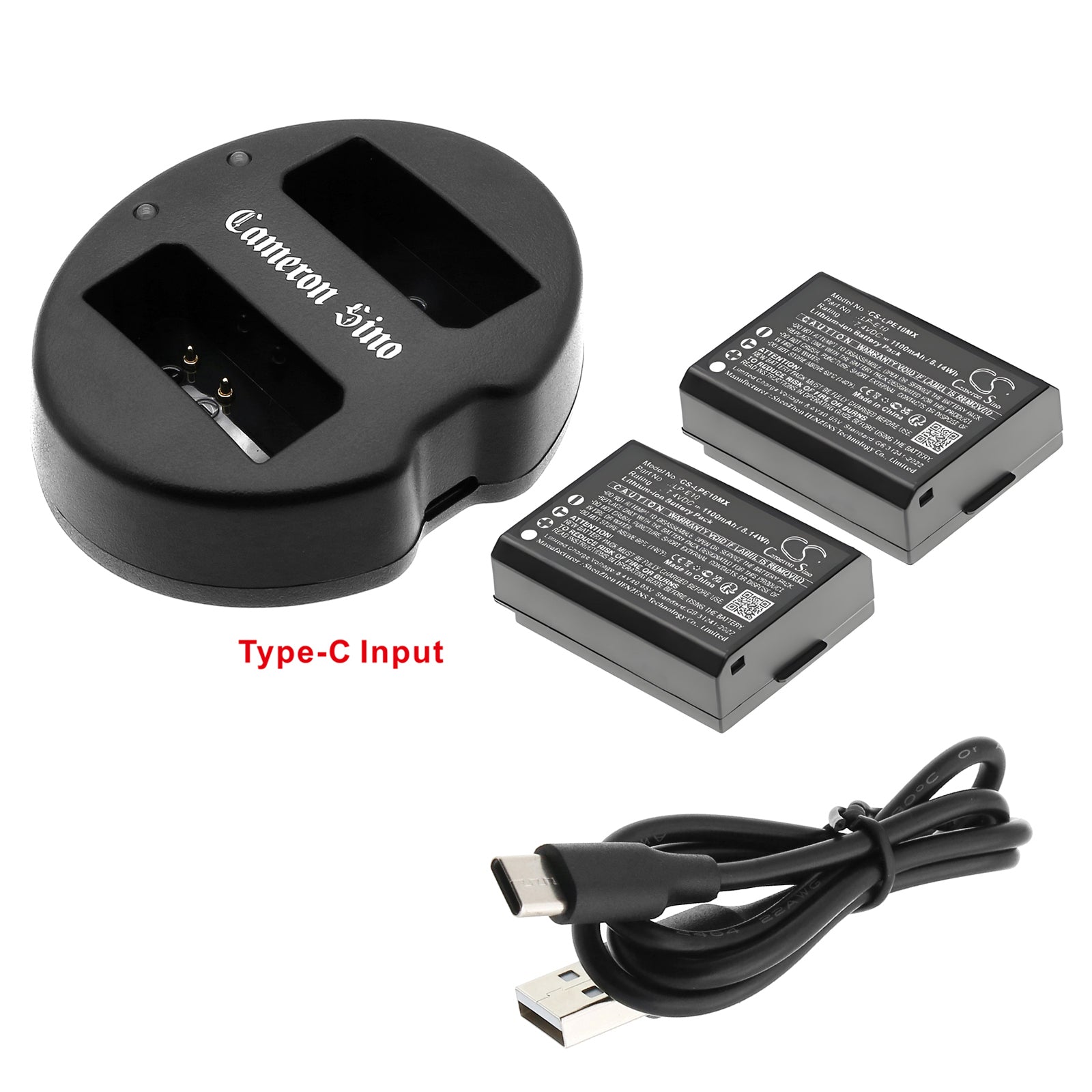 Cosmetic Mirror for Canon EOS 1100D Rebel T3/1200D T5 Cameras, LP-E10 Battery Compatible - Precision Focus Adjustment
