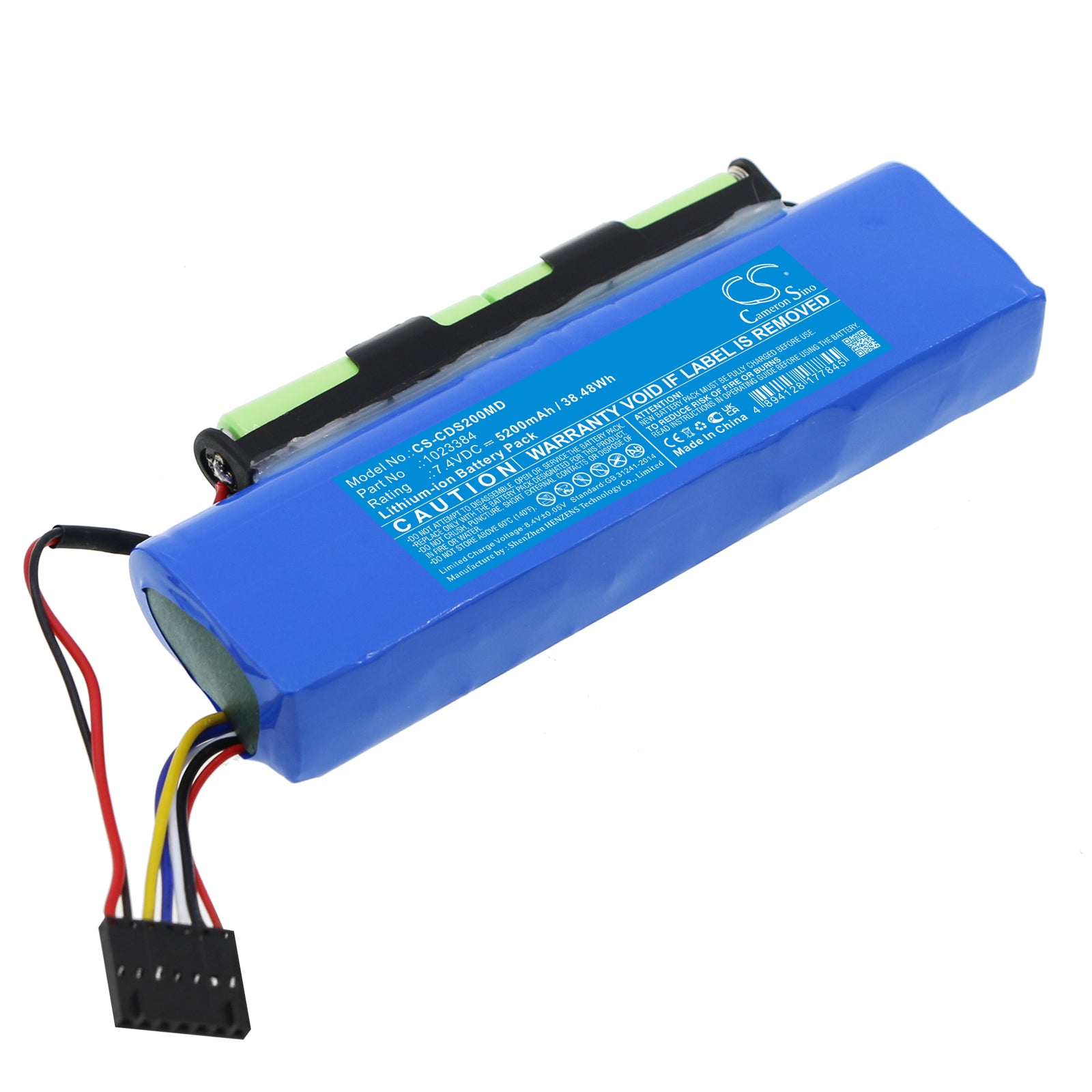 7.4V 5200mAh Li-ion Battery for Circadiance SmartMonitor 2PS & 2PSL - Medical Grade Replacement Power
