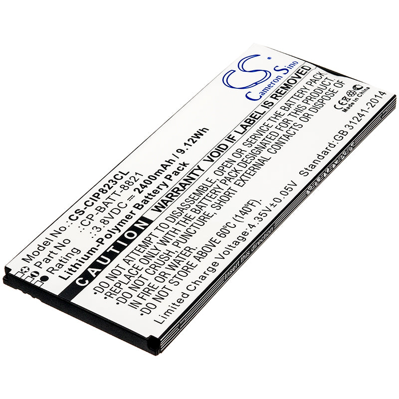 2400mAh Replacement Battery for Cisco 8821 Wireless IP Phone (CP-8821-K9-BUN) - 3.8V, 9.12Wh
