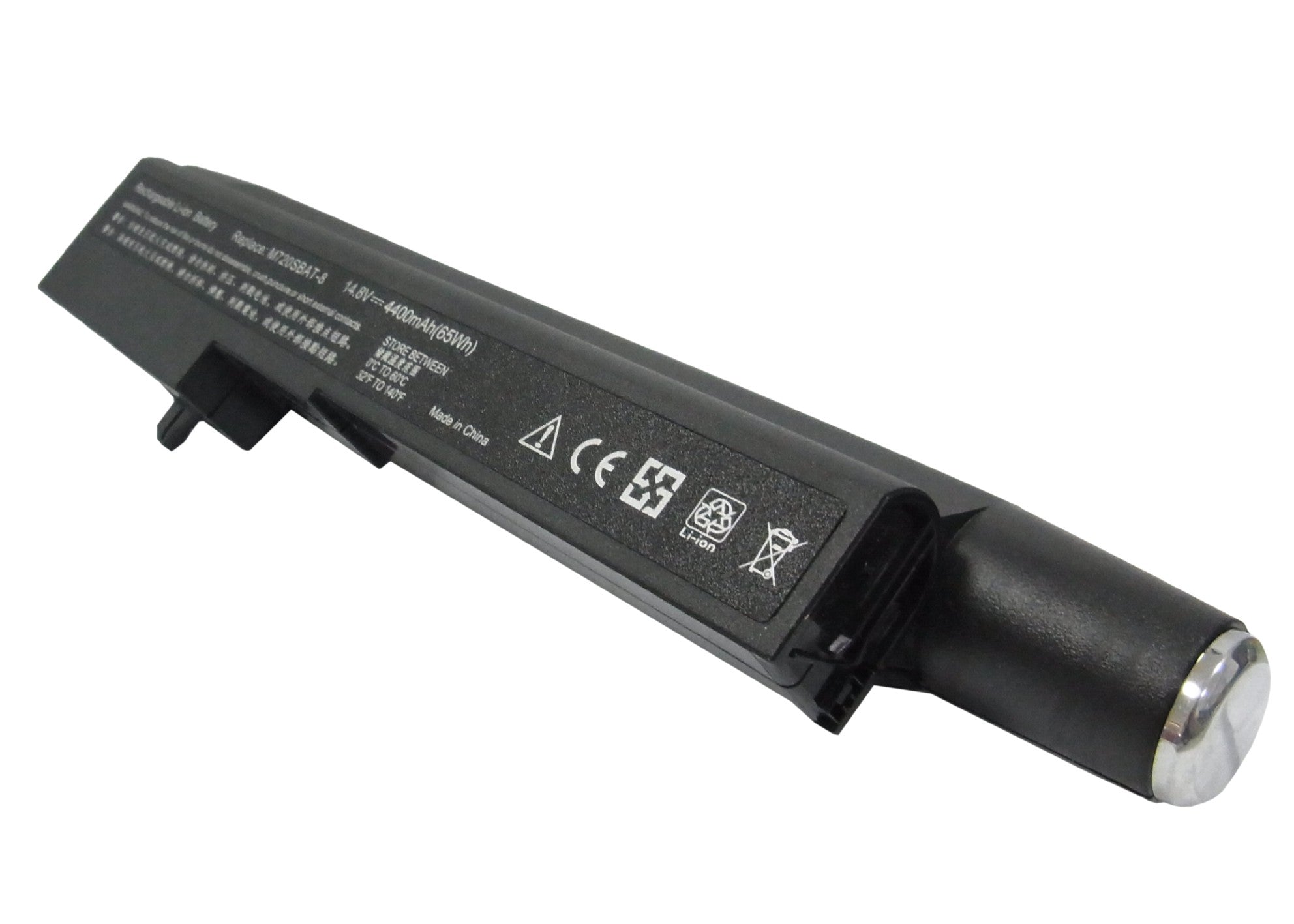 4400mAh CLEVO M72 Series Laptop Battery: 14.8V 65.12Wh Li-ion Replacement for MobiNote M72
