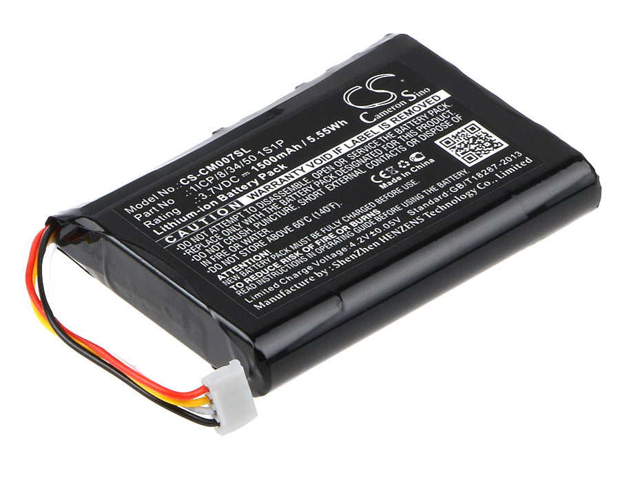 3.7V 5.55Wh Li-ion Battery - Custom 50.4x36.5x8.3mm - 1ICP/8/34/50 1S1P - Application Specific Power Solution
