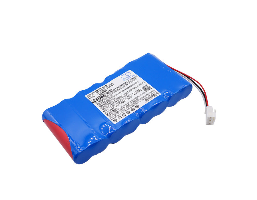 6800mAh 14.8V Li-ion Replacement Battery for COMEN CM-1200A ECG/EKG Monitor - Medical Grade
