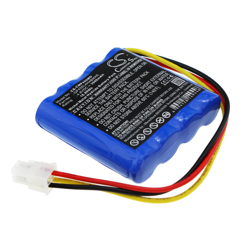 Replacement Battery for COSMED Pony FX Spirometer, 4.8V 3500mAh Ni-MH, Medical Grade, Long-Lasting Power for Pulmonary Function Testing
