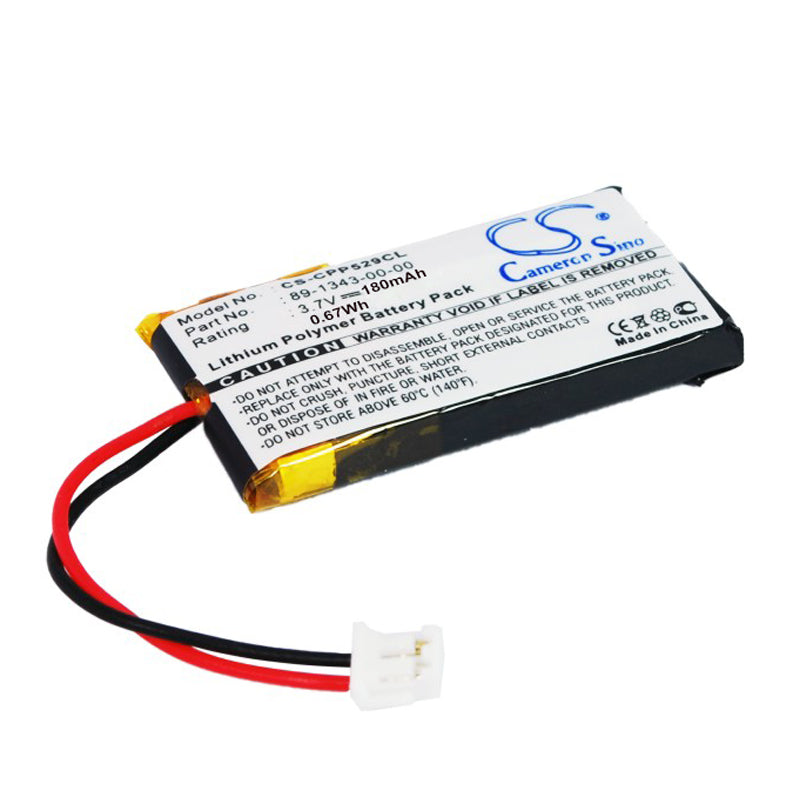 180mAh 3.7V Li-Polymer Battery for AT&T TL7600 Cordless Phones, VXi BlueParrot Headsets, Nextbase Dashcams
