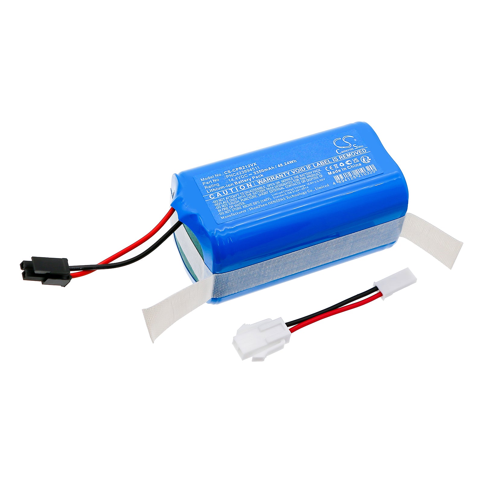 Concept VR2110 VR2020 VR3105 Vacuum Replacement Battery - 14.4V 3350mAh Li-Ion - PNC423894511 - Long Lasting Power
