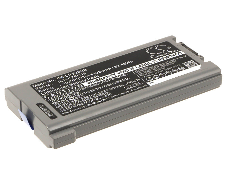8400mAh Battery for Panasonic Toughbook CF-30, CF-31, CF-53 - Extended Life Laptop Replacement - 89.46Wh 10.65V Li-ion
