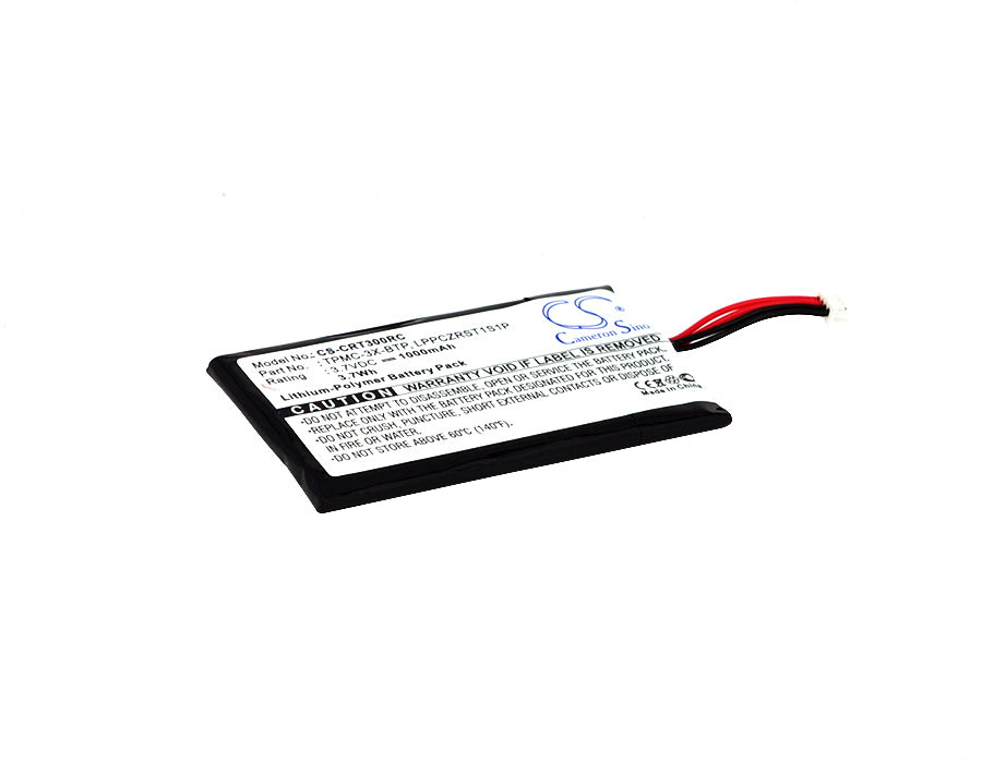 1000mAh 3.7V Li-Polymer Replacement Battery for Crestron TPMC-3X, PTX3, MTX-3 Touchpanel Remote Control 
