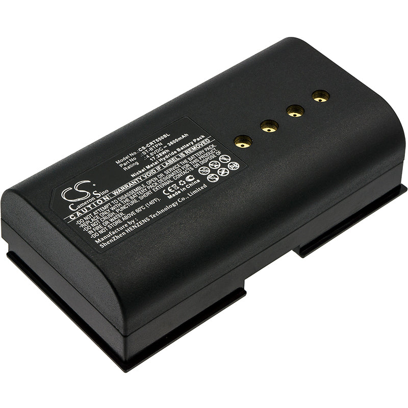 4.8V 3600mAh Ni-MH Replacement Battery for Crestron SmarTouch 1550, ST-1700, STX-1700C Remotes (108x58x30mm)
