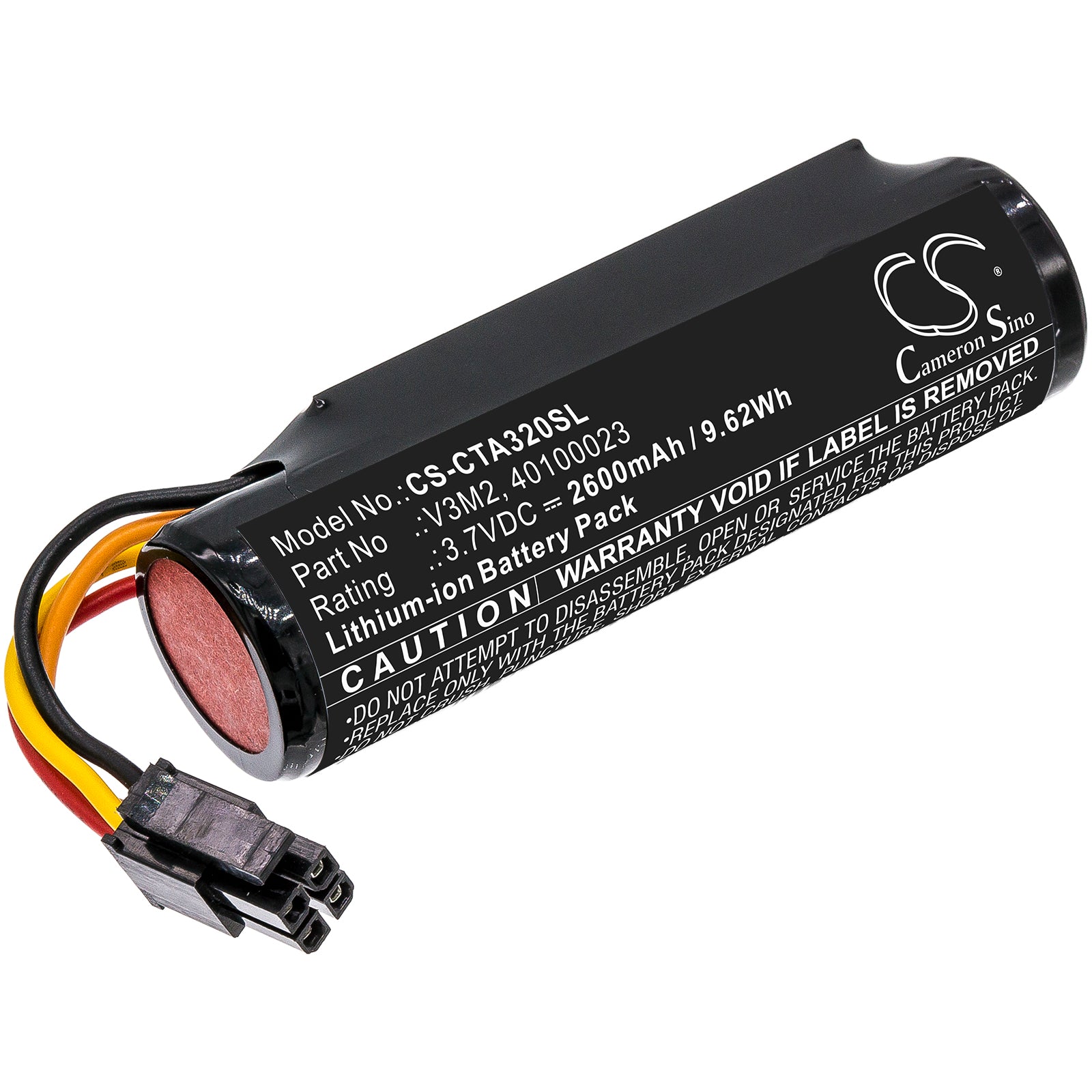 2600mAh Replacement Battery for Castles Vega 3000/3000P & Dejavoo Z9/Z8 Payment Terminals - 3.7V Li-ion
