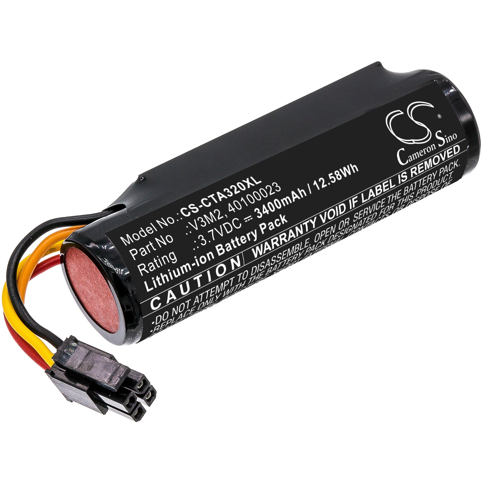 3400mAh Replacement Battery for Castles Vega 3000, 3000P & Dejavoo Z9, Z8 - 3.7V Li-ion Terminal Power
