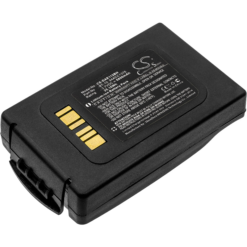 6800mAh Extended Battery for Datalogic ELF Barcode Scanner - Replacement, High Capacity 3.7V Li-ion
