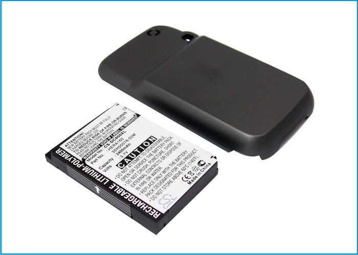 2400mAh Extended Life Replacement Battery for DOPOD C800, HTC Herald, Vodafone VPA Compact IV, O2 XDA Terra - 3.7V Li-Polymer
