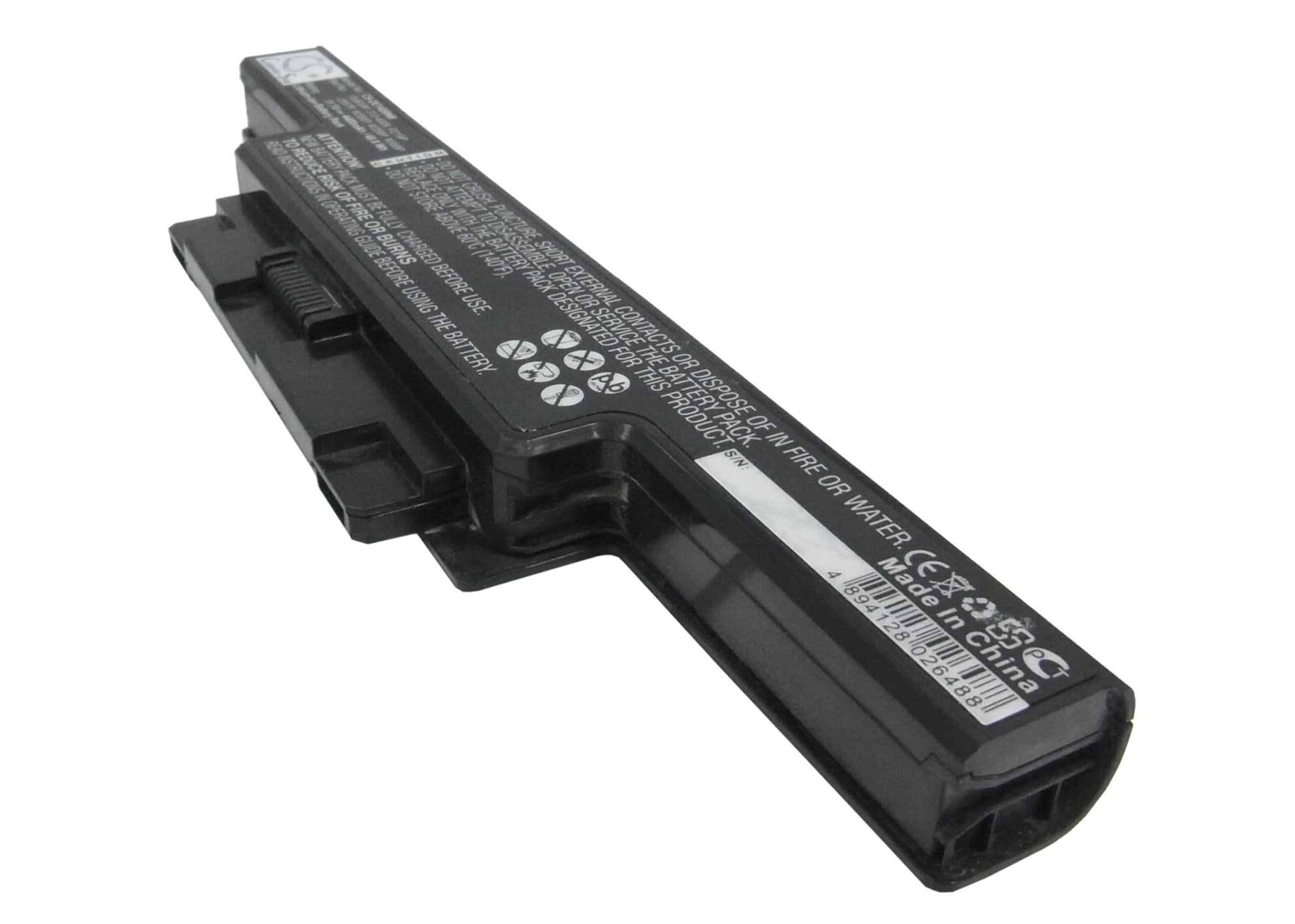 4400mAh Replacement Battery for DELL Studio 1450, 1457, 1458 Laptop - 11.1V Li-ion
