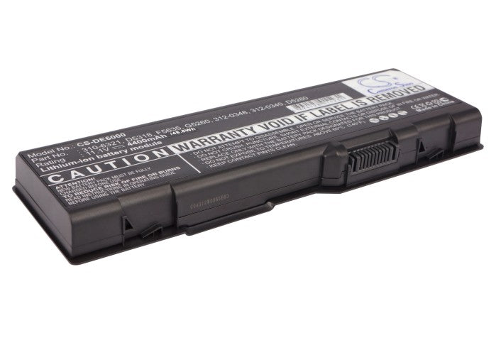 4400mAh Dell Inspiron/XPS Laptop Battery - 11.1V Li-ion Replacement for 6000, 9300, E1705 Series
