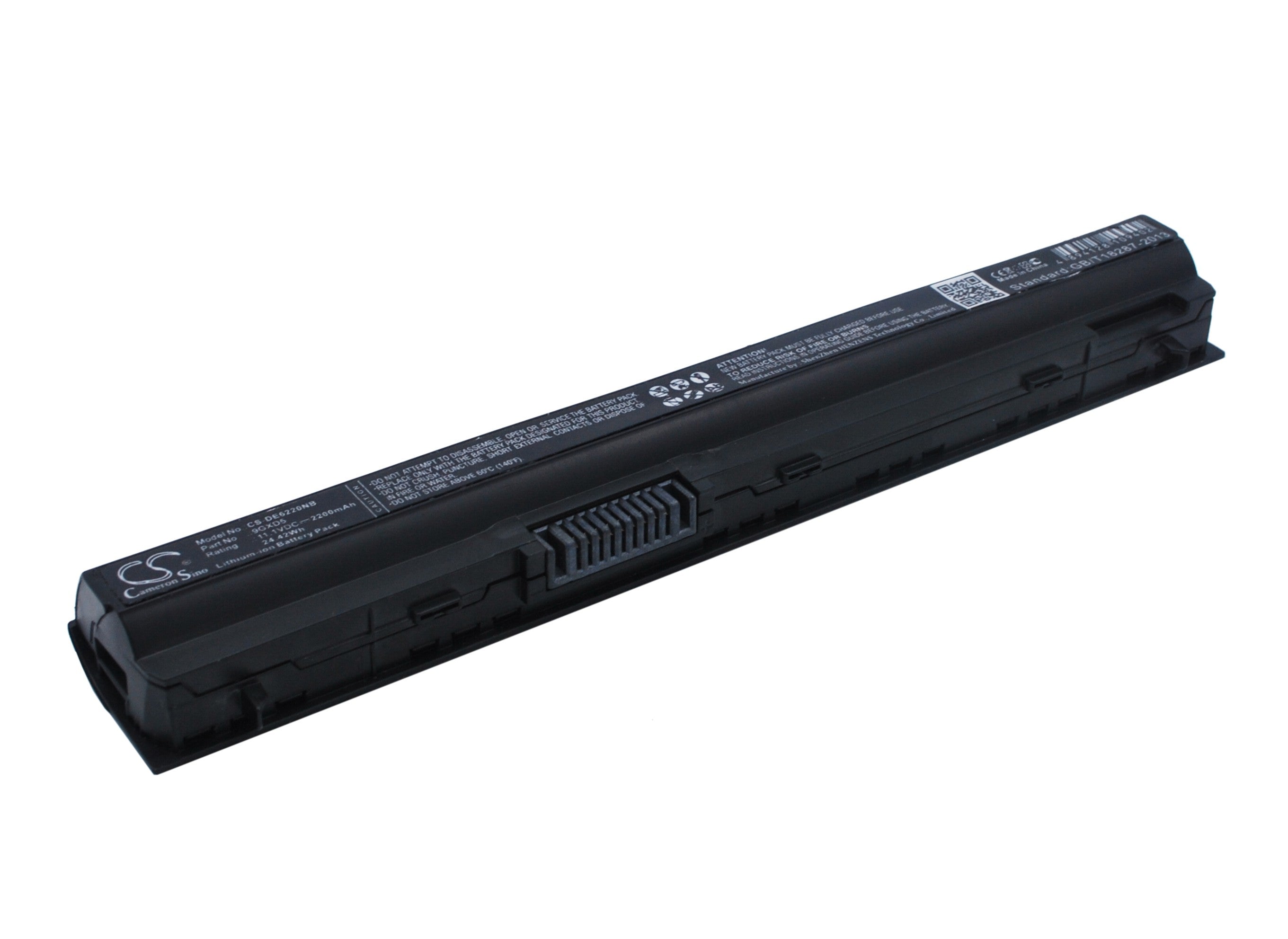 2200mAh Laptop Battery for DELL Latitude E6120 E6220 E6320 E6430S - 11.1V Li-ion Replacement
