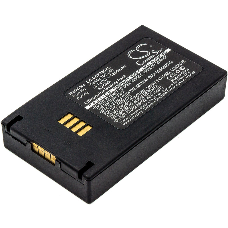 3.7V 1800mAh Li-ion Battery Replacement for TSL 1128/2128 UHF RFID Reader & David Clark 9900 Scanner
