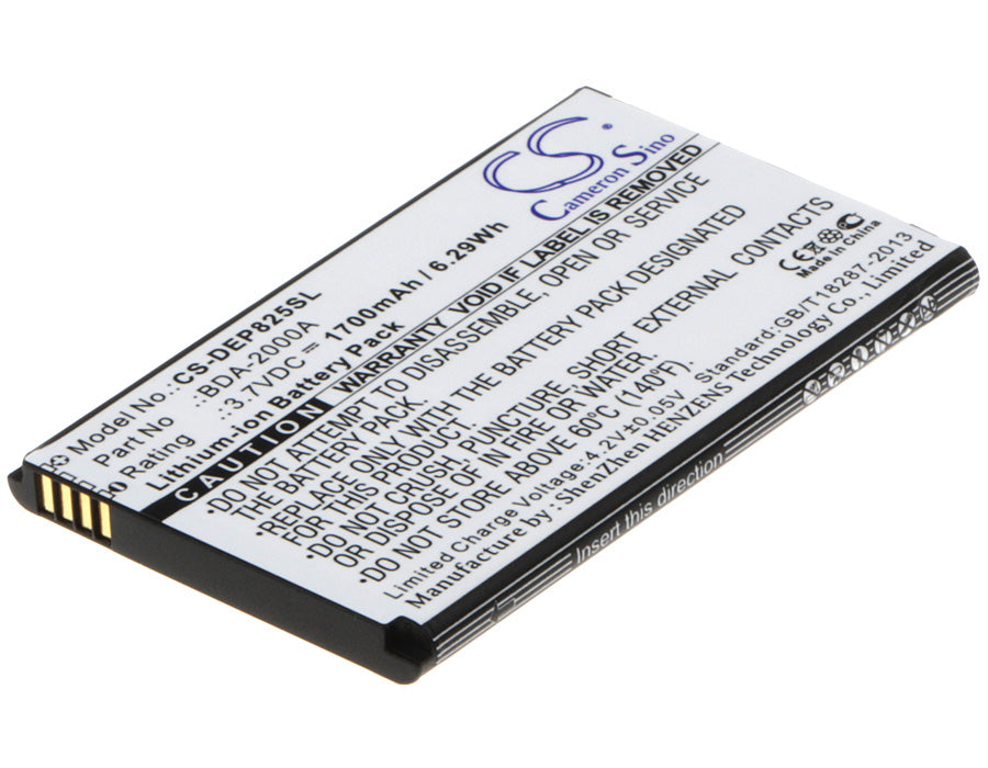 1700mAh Replacement Battery for Doro Liberto 825/8031/822 & SmartEasy 824 Smartphones - 3.7V Li-ion

